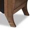 Baxton Studio Romilly Black and Oak-Finished Wood 2-Drawer Nightstand 146-8175 - alternate 7
